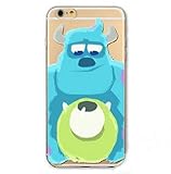 Apple iPhone 6 / 6s , Deco Fairy Protective Case Bumper[Scratch-Resistant] [Perfect Fit] Ultra Slim Translucent Silicone Clear Case Gel Cover (Blue Green Monsters)