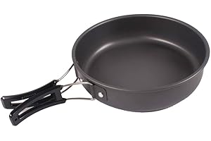 Frying Pan Pan Outdoor Camping Folding Handle Cookware Portable Nonstick Pan Aluminum Camping Equipment