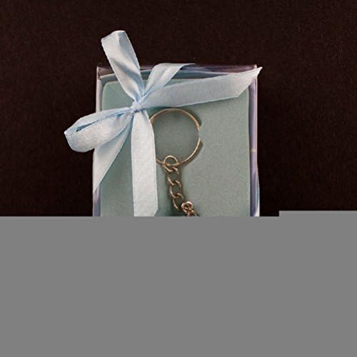 Fancy Set Of 12 "Boy" Blue Whale Key Chain Favors Lunaura Keepsake Baby Shower Gifts