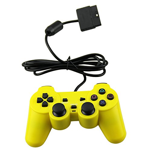 yellow ps2 controller