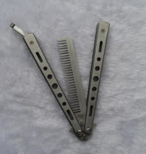 Inviktus(TM) Unique Design Folding Butterfly Flail Comb by Ascetic Tour