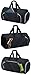 Gym Sports Small Duffel Bag for Men and Women with Shoes Compartment - Mouteenoo (Small, Black-S)