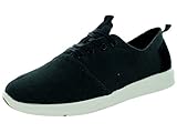 Toms Men's Viaje Sneaker in Black Burlap
