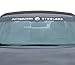 FANMATS 61484 Pittsburgh Steelers Sun Stripe Windshield Decal 3.25 in. x 34 in.