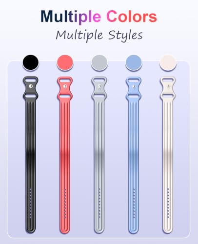 TiMOVO Replacement Bands Compatible with Google Fitbit Air 5 Pieces, Silicone Soft Breathable Sports Straps for Women Men, Size S/L