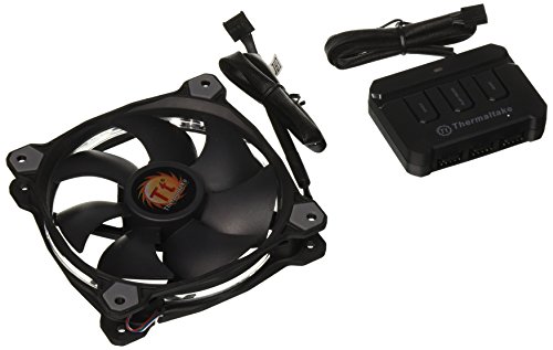 Thermaltake Riing 12 RGB LED 120mm Adjustable Color Case Radiator Fan - Single Pack CL-F042-PL12SW-A