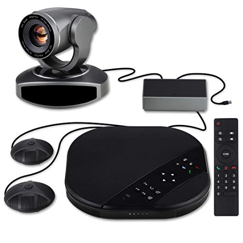 Tenveo Group Video Conferencing System All-in-One, USB PTZ Conference Room Camera with Expansion Mics (10X Zoom TEVO-VA3000E)