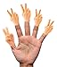 Daily Portable Tiny Finger Hands - 5 Pack Peace Sign