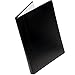 Buxton Genuine Leather Writing Pad Folio, Black