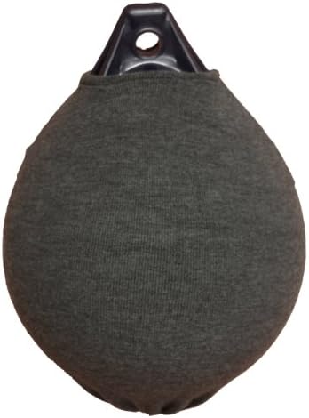 Fendequip Lalizas 50601 1 Eye Round Fendercover (38 X 32Cm) Double Thickness Fender Cover - School Grey