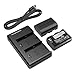 RAVPower LP-E6 LP E6N Battery Charger Rechargeable Battery Pack (2-Pack, Dual USB, 2000mAh) Compatible with Canon 80D, 70D, 60D, 6D, 5D Mark II III IV, EOS 5Ds, 5D2, 5D3, 5DSR, 5D4
