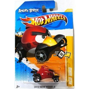 Angry Birds Red Bird Hot Wheels (Born in El Segundo Ca.usa) Red Bird 1:64 Scale Collectible Die Cast Car