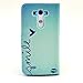 Deego Smile PU Leather Magnet Flip Wallet Cover with Stand for LG G3 - Mile