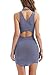 Vin beauty Women's Halter Backless Bandage Dress/Sexy Mini Dresses (Blue, S)