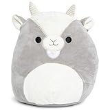 Squishmallows Grey and White Billy Goat Plush 9.5