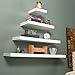 Cadence Floating Shelf in White - 10 x 36