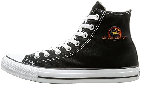 JHGG Mortal Kombat Jurassic Style High Top Sneakers Canvas Shoes Design Sport Shoes Fashion Unisex Style Size 42
