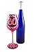 Top Shelf Decorative 60th Birthday Wine Glass, 1 Count, Pink