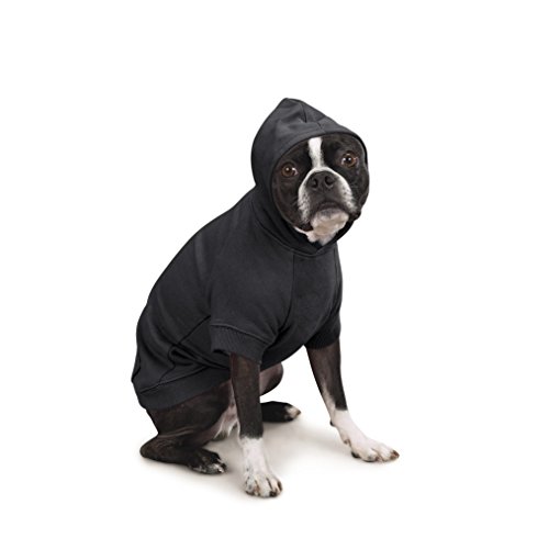 Zack & Zoey Basic Hoodie for Dogs, 30" XX-Large, Jet Black