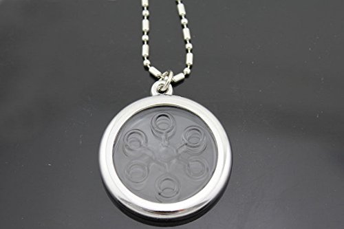 EHM Energy Balance Bio Disc Pendant- Negative Ion Balance Power - Improved Effect & Benefits Volcanic Lava Nano-Fusion Charm - Electromagnetic Field Protection & Energy Biofield Treatment Aid