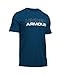 Under Armour Men's Wordmark T-Shirt, Blackout Navy Medium (997)/White, Large