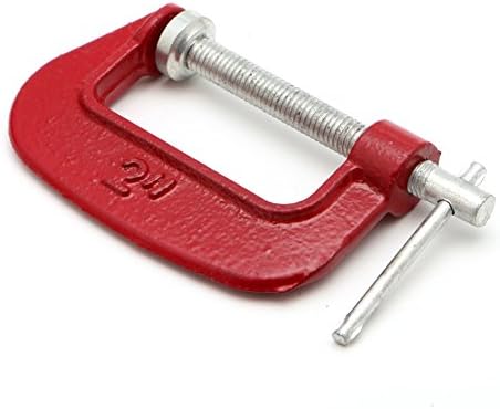 Slaxry C-Clamp G-Clamp Heavy Duty Metal Woodworks Vise Grip Tool for Handyman Carpenter (2")