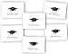 Wildvalley Design Graduation Cap Thank You Cards - 24 Cards & Envelopes