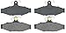 ACDelco Silver 14D413MH (19286031) Semi-Metallic Rear Disc Brake Pad Set with Hardware