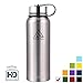 Large 50 oz Vacuum Insulated Stainless Steel Water Bottle, Double Walled, Leak Proof, Food Grade Wide Mouth Coffee Mug for Travel Camping Outdoor Sports, Keeps Drink Hot & Cold