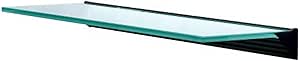 LTL Home Products Allure Glass Wave Shelf - Elegant Wall Decor