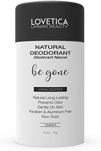 All Natural Deodorant Stick for Sensitive Skin • Neutralizes Odors and Prevents Natural or Excessive Sweat Caused by Stress or Exercise • Best Travel Deodorant for Men & Women (Unscented).