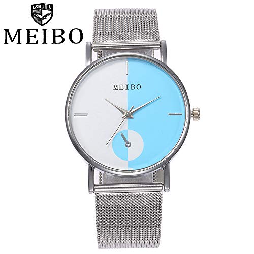 FarJing Women's Watch, Casual Quartz Stainless Steel Watch New Strap Analog Wrist Watch