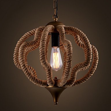 Uk Decoration Creative Rope Chandeliers Lights Bronze Ceiling