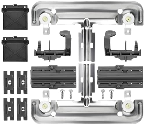 WDTA50SAHZ0 Upper Rack Parts W10712395 by AMI PARTS, Dishwasher Top Rack Fit for Ken-more Kitchen-aid Whirl-pool Dishwasher, Replace W10350375 AP5957560 WDT750SAHZ0 WDT970SAHZ0 WDT730PAHZ0