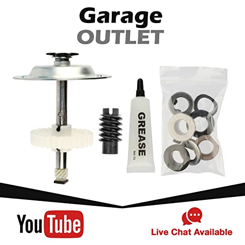 Direct Replacement for Liftmaster 41C4220A Gear and Sprocket Kit