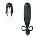 magic acgn Dark Green Cosplay Wig Length: 35 inch Straight Halloween Wig