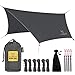 Wise Owl Outfitters Rain Fly Tarp - The WiseFly Premium 11 x 9 ft Waterproof Camping Shelter Canopy - Lightweight Easy Setup for Hammock or Tent Camp Gear - 5 Colors