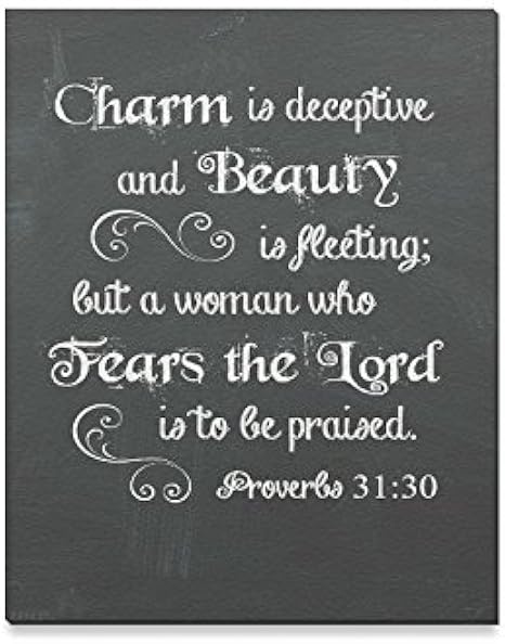 charm is deceitful bible verse