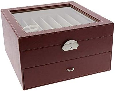 Estuche para guardar 16 abanicos Talla: U Color: CUERO: Amazon.es: Zapatos y complementos