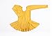 Baby Girls Yellow Leotard Ballet Dance Dress Long Sleeve Costume Breathable Stretchable Skirt XXL