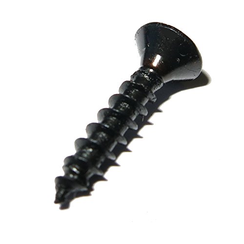 foto-kontor 8 Assy Senkkopf Spezial Holzschrauben 4x20mm in schwarz Gewinde asymmetrisch Lautsprecherschrauben – Bild 6