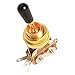 Kmise A0296 1 Piece 3 Way Toggle Switch/Knob Gold Electric Guitar Part