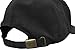 Black Suede Leather Adjustable Baseball Cap Hat Made in USA (One Size)