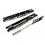Hot Racing YEX56C01 Aluminum Channel Rear Link Stiffeners for Axial Yeti XL