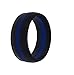 KomFortRingZ Thin Blue Line Silicone Wedding Ring Band Flexible Hypoallergenic Active Wear for on Duty or Active Life Styles Law Enforcement (11)