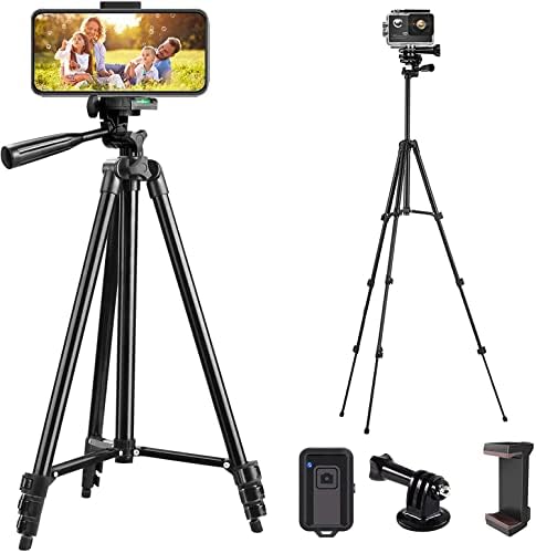 LINKCOOL Phone Tripod, 106cm(42) Tripod for iPhone Lightweight
