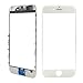 MMOBIEL Front Glass for iPhone 7 Plus (White) Display Touchscreen incl. Pre-installed Bezel Frame + Earpiece Mesh Replacement