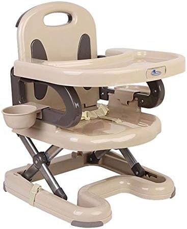 多機能ベビーハイ ローチェア 子供ポータブルテーブル お食事椅子 折り畳み式の取り外し可能なトレイダイニングチェア幼児用チェアトラベルベビーフードハイチェア 6ヶ月から6才まで お食事 おやつ 離乳食 組立簡単 Color Beige Size 40 41 55cm Dcwitness Org