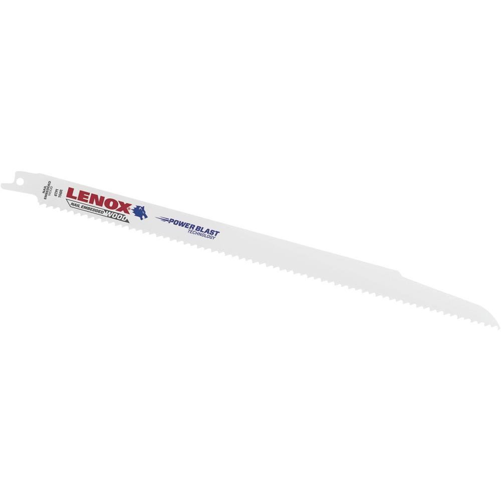 Lennox 22755OSB156R Lenox Wood Bi-Metal Reciprocating Saw Blade, 0.050" Height, 3/4" Width, 12" Length, Steel (Pack of 50)