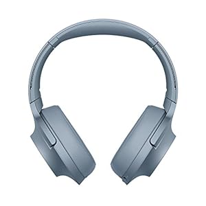 Sony WH-H900N koptelefoon met hoge resolutie, draadloos, ruisonderdrukking, blauw, met Alexa-integratie